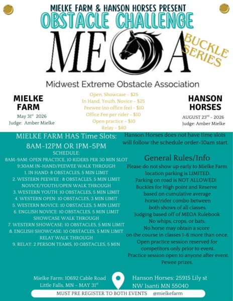 8/23/26 - MEOA Obstacle Challenge