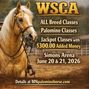 6/20-6/21 MN Palomino Horse Exhibitors WSCA Show at Simons Arena